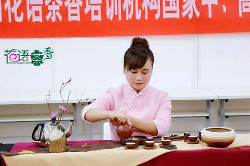 茶艺考试学员