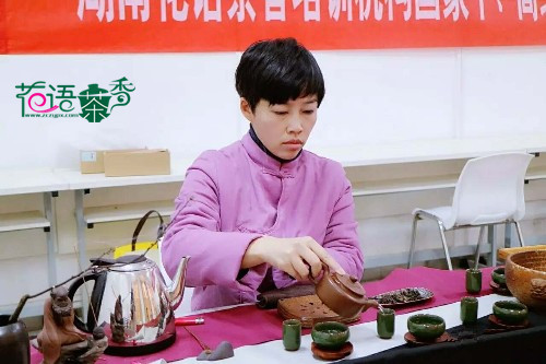 茶艺考试学员